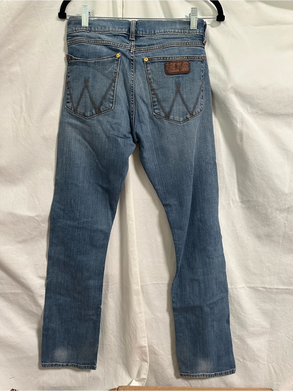 Wrangler Retro Light Blue Straight Leg Women's Jeans